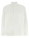 Saint Laurent Flap Collar Shirt With Long Sleeves In White