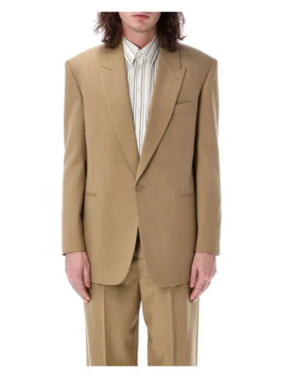 SAINT LAURENT MEN'S GABARDINE BLAZER