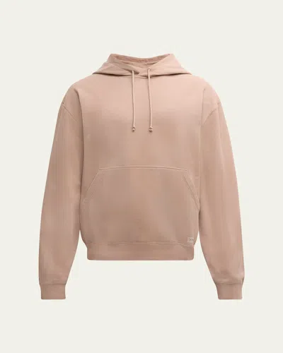 SAINT LAURENT MEN'S HOODIE WITH LOGO PATCH