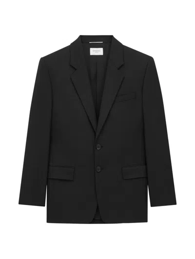 SAINT LAURENT MEN'S JACKET IN GABARDINE SAINT LAURENT