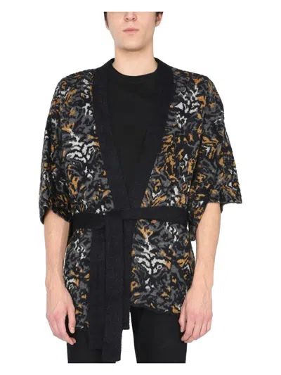 Saint Laurent Men's Jacquard Knit Kimono