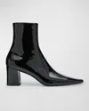 Saint Laurent Men's Jose 75 Zip Ankle Boots In Black