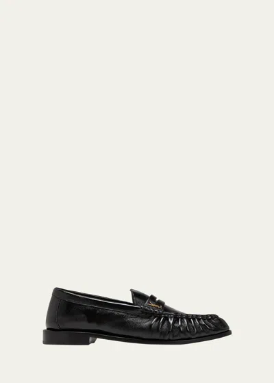 Saint Laurent Loafers In Black