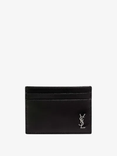 Saint Laurent Men Leather Cardholder