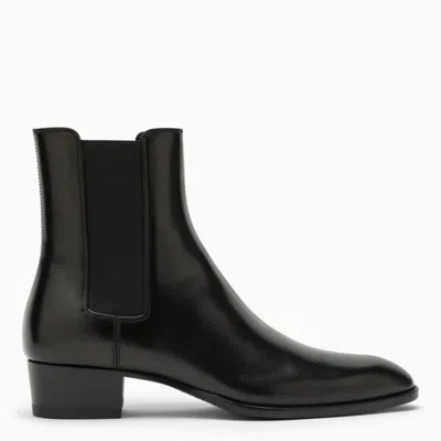 SAINT LAURENT SAINT LAURENT MEN LEATHER CHELSEA WYATT BOOTS