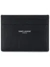 Saint Laurent Men Leather Credit Card Case
