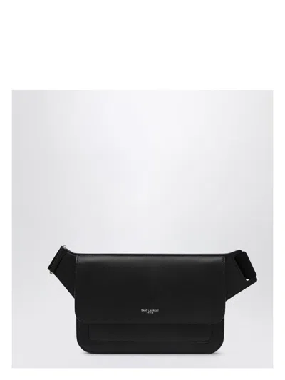 Saint Laurent Men's Leather Pouch With Logo
