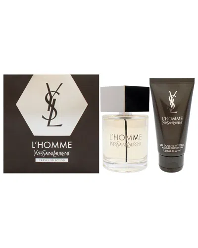 Saint Laurent Men's Lhomme Edt 2pc Gift Set In White