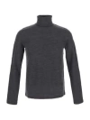 Saint Laurent Turtleneck Long In Grey