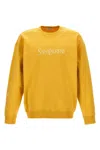 Saint Laurent Men's Sweatshirt With Logo In Yellow