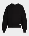 Saint Laurent Cotton Sweatshirt In Black