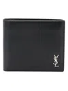 Saint Laurent Tiny Cassandre Wallet In Black