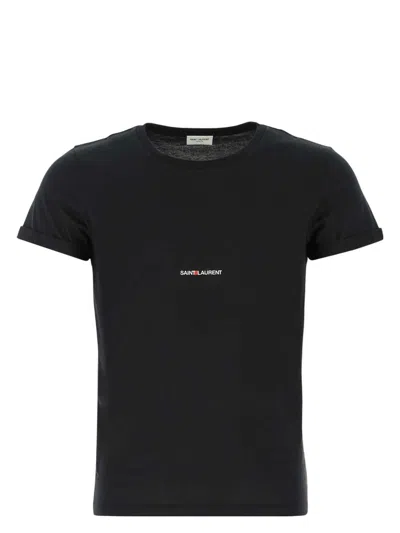 Saint Laurent Men's Logo Print T-shirt