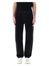 Saint Laurent Aint Baggy Jean Sn34 In Black