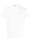 Saint Laurent Monogram Polo Shirt In White