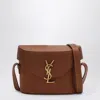 Saint Laurent Monogram Small Brick-coloured Shoulder Bag In Orange