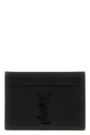 Saint Laurent Men 'monogramme' Cardholder In Black