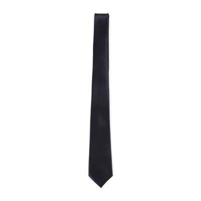 SAINT LAURENT MEN NAVY BLUE SOLID TIE