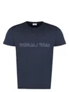 Saint Laurent Reverse Logo T-shirt In Black