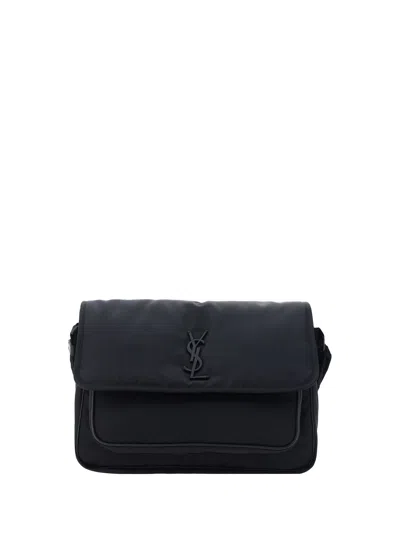 Saint Laurent Men Niki Camera Shoulder Bag In Black