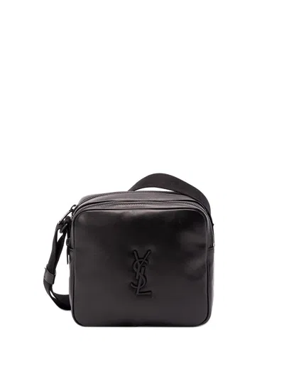 Saint Laurent Men `niki Cube` Crossbody Bag