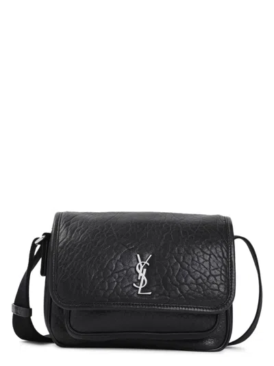 Saint Laurent Men's Niki Messenger Small Bag In Black