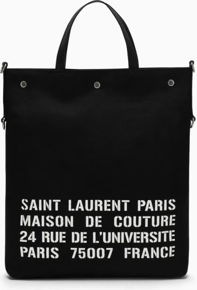 SAINT LAURENT MEN'S NORTH/SOUTH TOTE BAG
