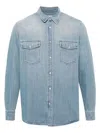 Saint Laurent Denim Shirt In Denim
