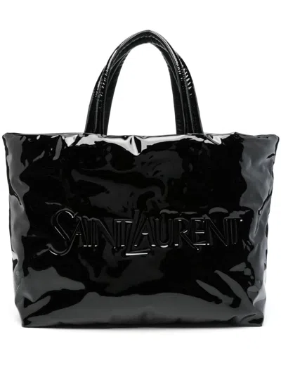 Saint Laurent Men Pantet Maxi Tote Bag In Multicolor