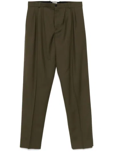 Saint Laurent Men Pants In Green