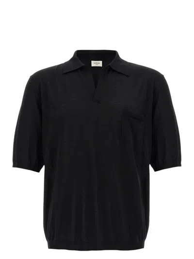 SAINT LAURENT MEN'S POLO MANCHES COURTES