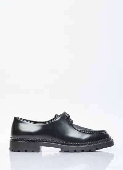 Saint Laurent Men Ponyhair Leather Loafers