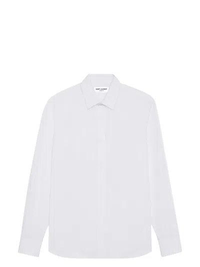 SAINT LAURENT MEN'S POPLIN SHIRT