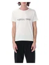 Saint Laurent Reverse Logo T-shirt 'naturel/noir'