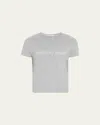 Saint Laurent Reverse T-shirt In Beige/grey