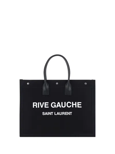 Saint Laurent Men Rive Gauche Handbag In Black