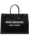 Saint Laurent Men Rive Gauche Large Tote Bag In Multicolor