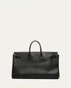 Saint Laurent Men's Sac De Jour Supple Leather Tote Bag In Black