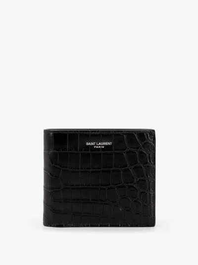 SAINT LAURENT SAINT LAURENT MEN SAINT LAURENT BLACK WALLETS