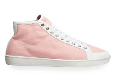 Pre-owned Saint Laurent Men's  Court Classic Sl 39 Sneakers In Pink