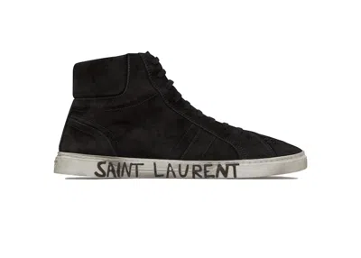 Pre-owned Saint Laurent Men's  Joe Sneakers In Black