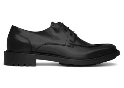 Pre-owned Saint Laurent Men's  Lino Derby Sneakers In Black