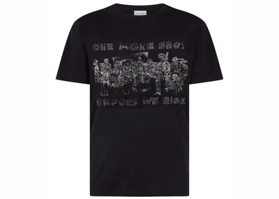 Pre-owned Saint Laurent Men's  One More Shot T-shirt In Black/natural