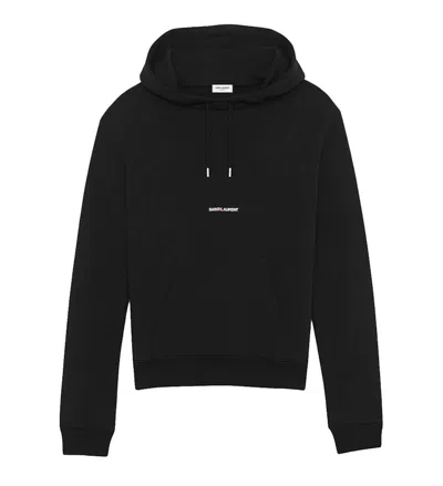 Pre-owned Saint Laurent Men's  Rive Gauche Hoodie In Black