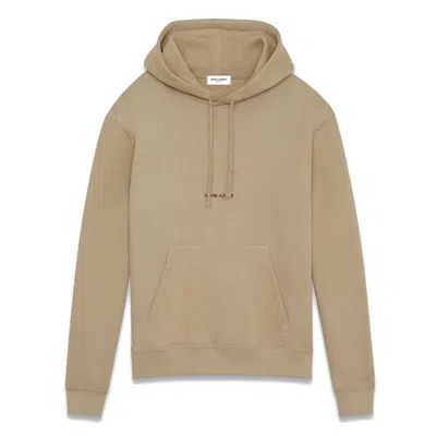 Pre-owned Saint Laurent Men's  Rive Gauche Hoodie In Sand