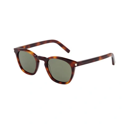 Saint Laurent Men's  Sl 28 003 Sunglasses In Havana