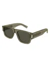 Saint Laurent 54mm Square Sunglasses In Brown