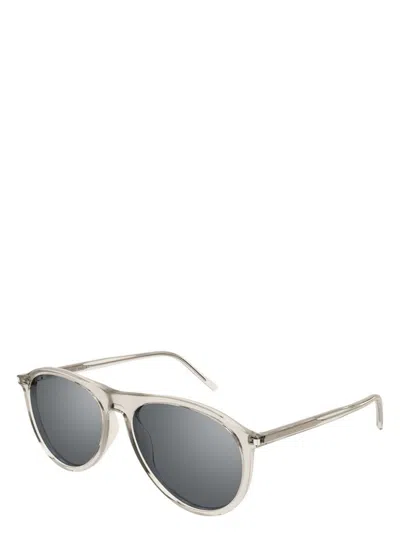 Saint Laurent Men's  Sl 667 003 Sunglasses In Beige
