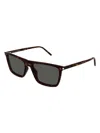 Saint Laurent Men's  Sl 668 002 Sunglasses In Havana