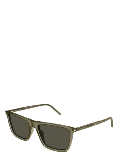 Saint Laurent Men's  Sl 668 004 Sunglasses In Brown